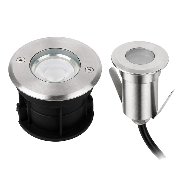 MiBoxer PLC LED Bodeneinbaustrahler 24 V RGBW/RGB+CCT IP68 – 2 W oder 5 W