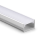 Aluminium LED Aufbauprofil 2m flach 14x7 mm für LED Streifen mit Abdeckung