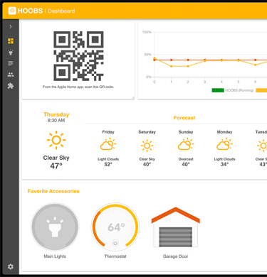 HOOBS Dashboard