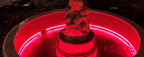 LED Aussenbeleuchtung mit Neonschlauch
