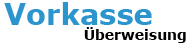 Standart Überweisung vorkasse